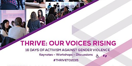 THRIVE: Our Voice Rising Forum primary image