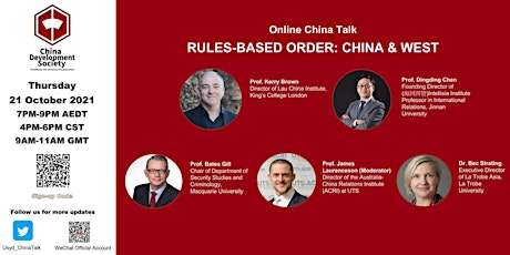 Hauptbild für Rules-based Order: China & West