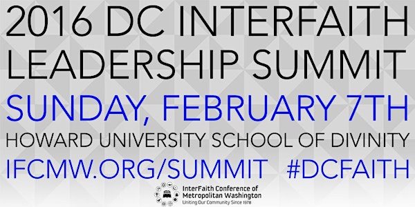 2016 DC Interfaith Leadership Summit