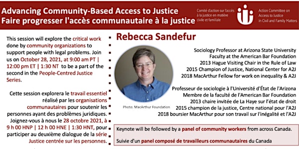 Advancing Community-Based Access to Justice