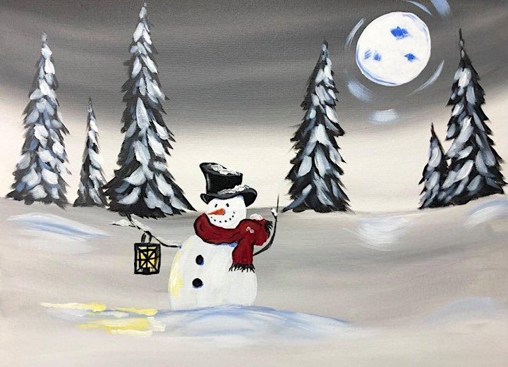 
		Paint Night in Rockland - Moonlight Snowman at G.A.B.'s image
