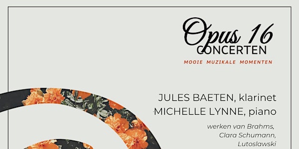 Opus 16 Concerten: Clarinet Duo met Jules Baeten en Michelle Lynne