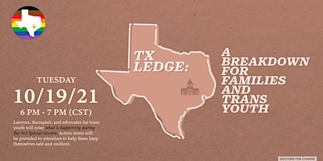 TX LEDGE: A breakdown for families and trans youth primary image