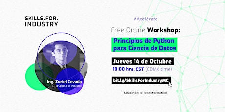 Imagen principal de Workshop: Principios de Python para Ciencia de Datos