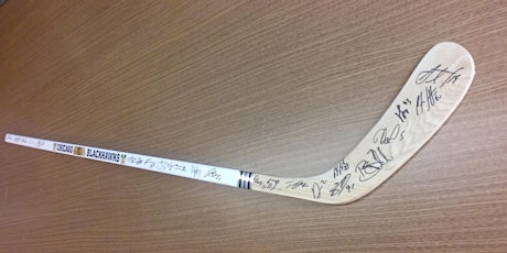 Go Hawks! Signed Hockey Stick from the 2015 Stanley Cup Championship Team primary image