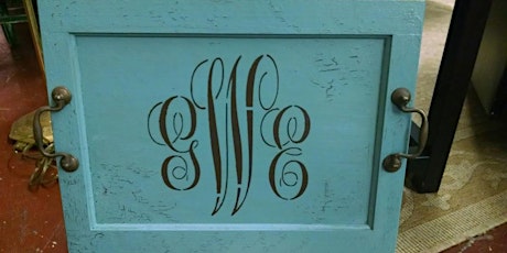Wooden Monogram Tray Project primary image