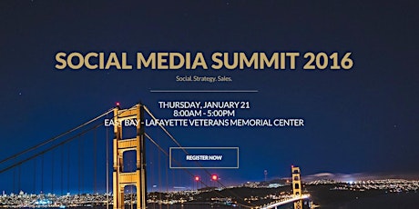 Social Media Summit 2016 primary image