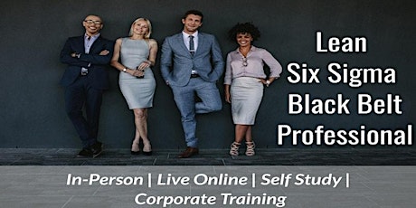 02/22 Lean Six Sigma Black Belt Certification in Guadalupe boletos
