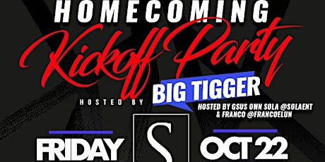 GSU HOMECOMING KICKOFF PARTY primary image