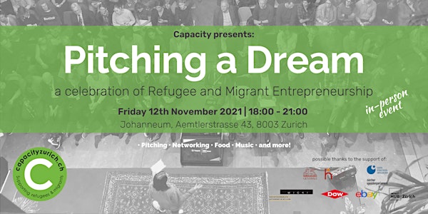 Pitching a Dream | A celebration of Refugee and Migrant Entrepreneurship