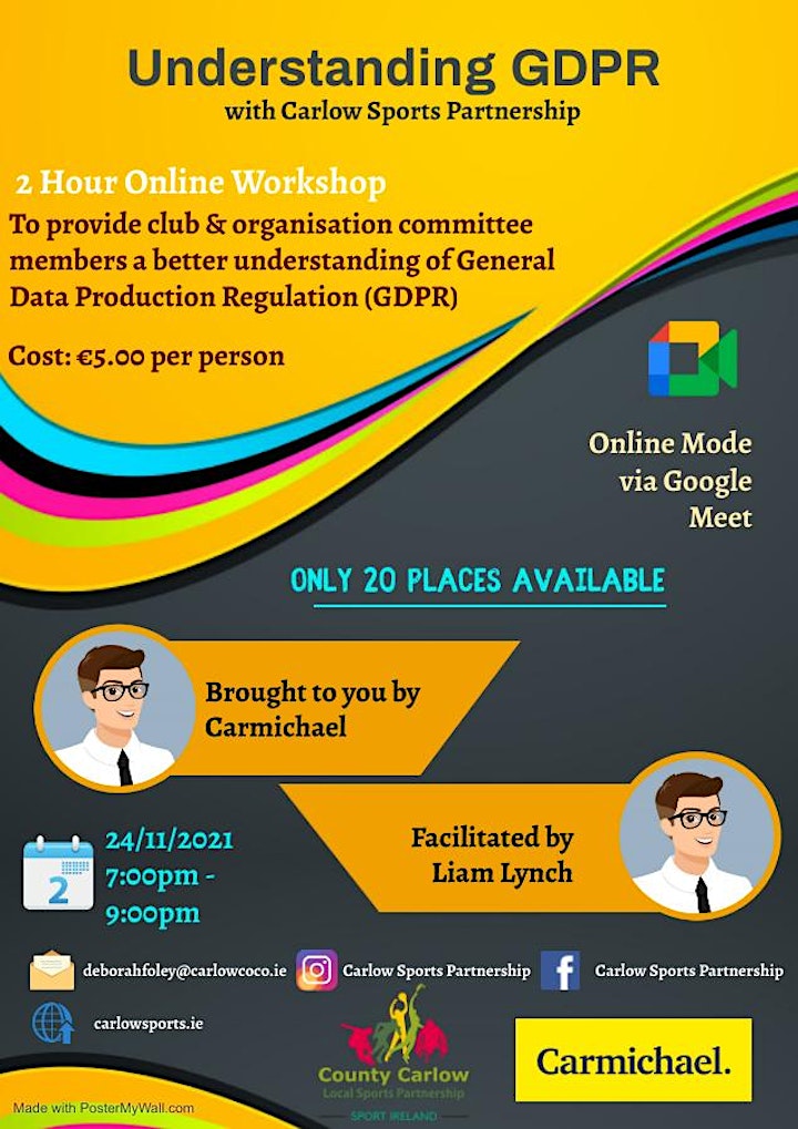 General Data Protection Regulation (GDPR) – 2 hour online workshop image