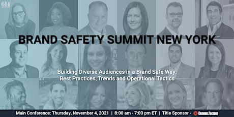 Brand Safety Summit North America in New York  primärbild