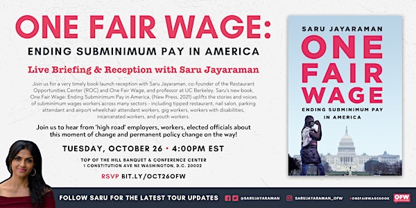 One Fair Wage DC Policy Briefing & Reception