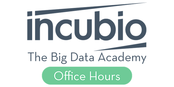 Incubio, the Big Data Academy: Office Hours