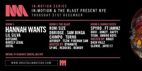 In:Motion & The Blast Presents: NYE primary image