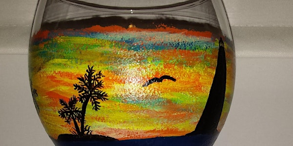 Glass Painting Event at Caitlin's Smiles
