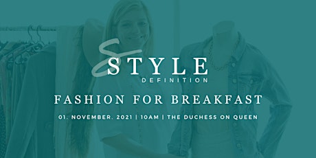 Style Definition Workshop - Fashion For Breakfast primary image