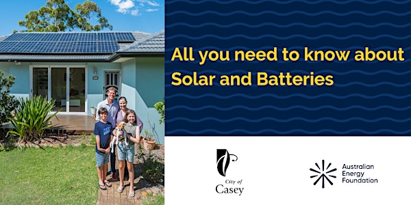All you need to know about solar and batteries  - City of Casey