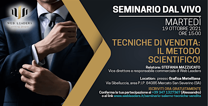 
		Immagine Seminari gratuiti il 18 e 19 Ottobre sul web marketing a Salerno
