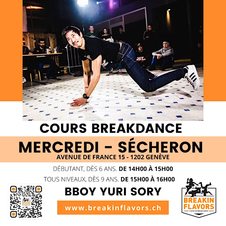 
		Image pour Cours Breakdance Genève Paquis Sécheron 

