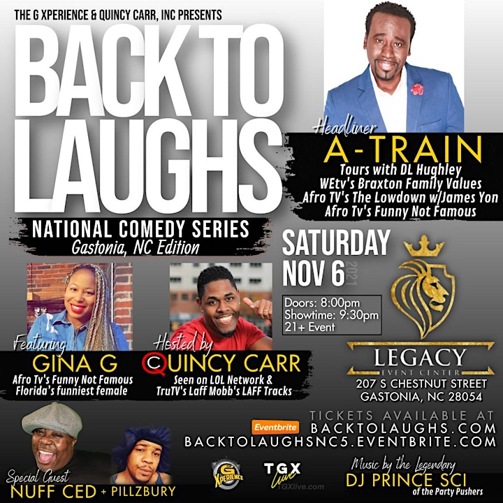 
		Back To Laughs Comedy Series | Gastonia, North Carolina image

