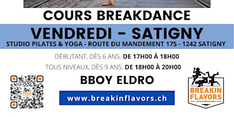 Cours Breakdance Satigny Genève billets