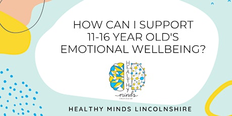 How Can I Support 11-16yr old's Emotional Wellbeing? A Workshop for Parents primary image