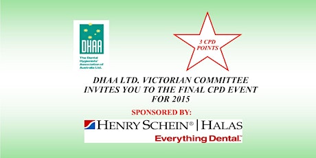 DHAA Ltd. Victoria 1/2 day CPD event primary image