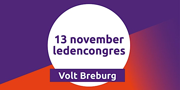 Volt Breburg Ledencongres 13/11/2021