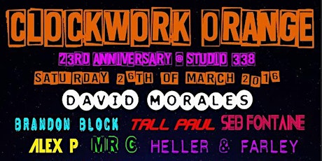 Clockwork Orange 23rd Anniversary primary image
