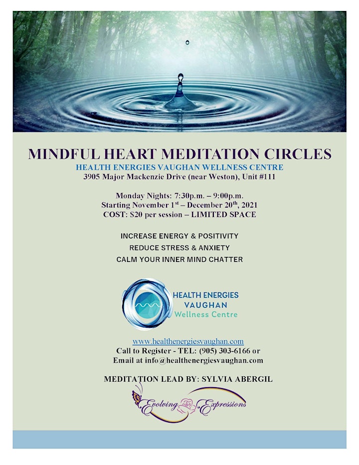 
		VIRTUAL MINDFUL HEART MEDITATION CIRCLES image
