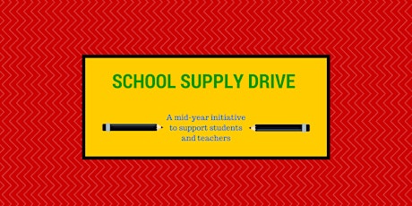 HEY!'s Mid-Year School Supply Drive primary image