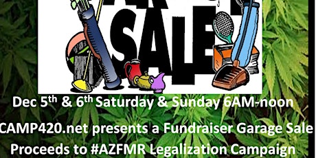 CAMP420, 2-Day, Giant Garage Sale Fundraiser