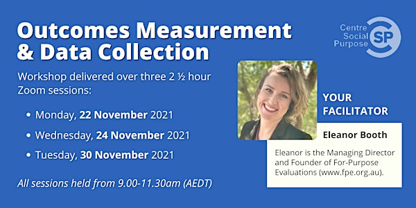 Outcomes Measurement & Data Collection - Zoom Workshop (Nov 2021)