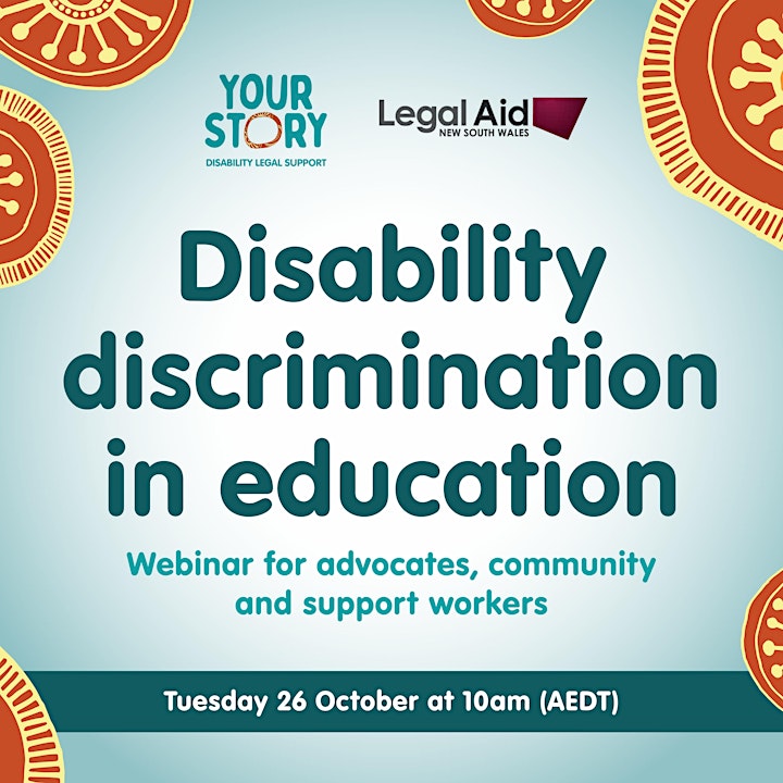 
		Disability Discrimination in Education - Webinar image
