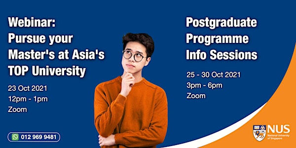 National University of Singapore : Webinar & Programme Info Session