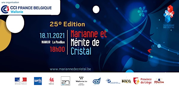 Marianne de Cristal - 25° Edition - Soirée de Gala - Namur - Le Pavillon