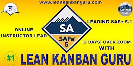 Online Leading SAFe Certification-22-23 Jan, Singapore Time  (GST) tickets