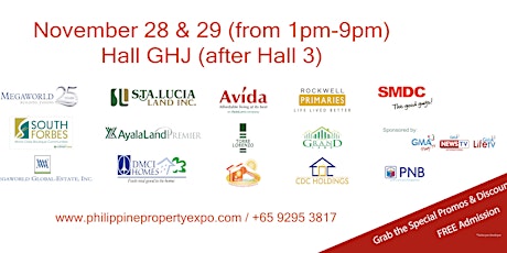 5th Annual Philippine Property Expo in Singapore primary image