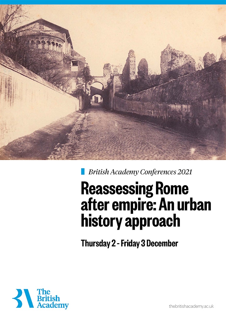 
		CONFERENCE | Reassessing Rome after Empire: an urban history approach image
