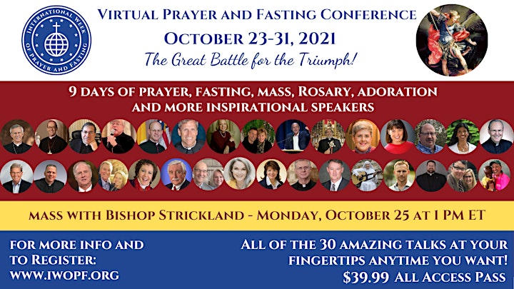 International Week of Prayer and Fasting - Virtual Conference (2021) image