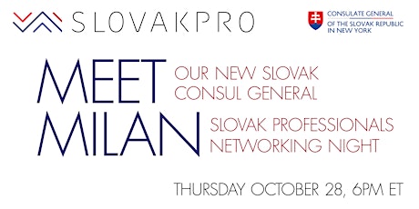 Meet Milan - New Consul General - Slovak PRO Networking Night