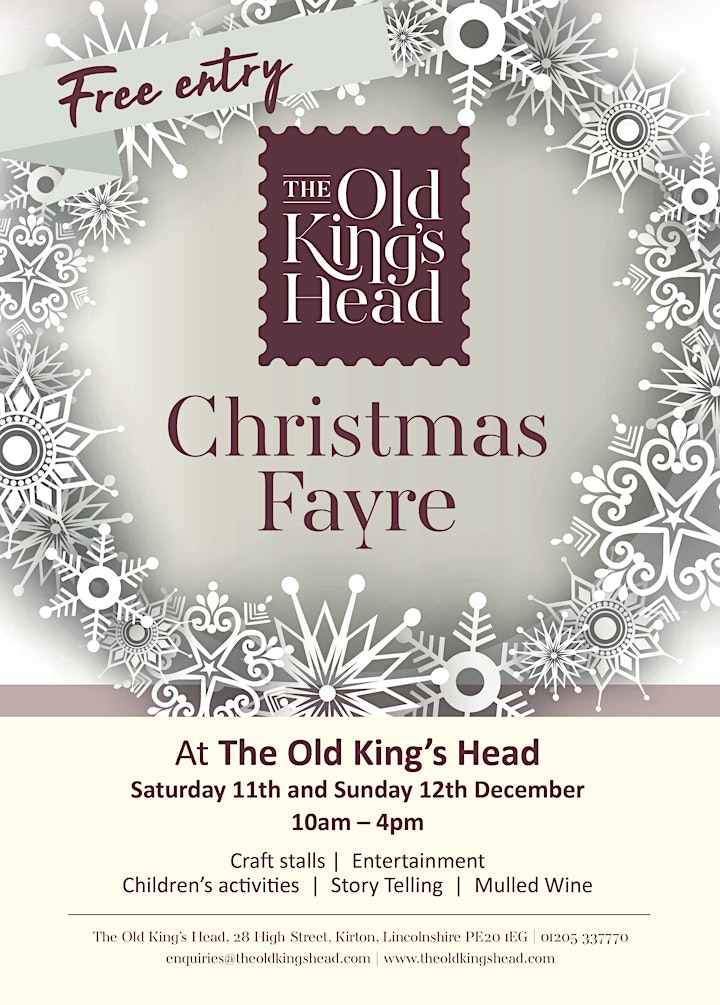 
		Christmas Fayre at The Old King's Head, Kirton image
