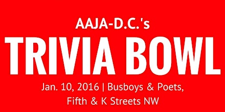 2016 AAJA-D.C. Trivia Bowl primary image