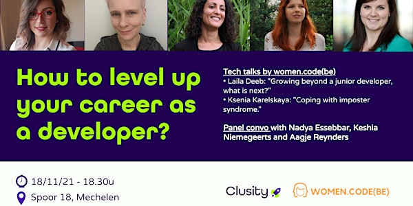 How to level up your career as a developer? feat. women.code(be)