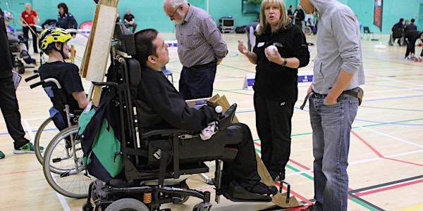 Refereeing boccia players with a range of impairments