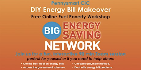 DIY Energy Bill Makeovers  for Low Income Households tickets