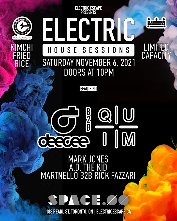 Electric House Sessions w/ DEECEE b2b QUIM, MARK JONES, AD THE KID & MORE image
