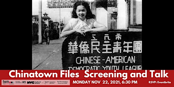 Chinatown Files - Screening and Talk