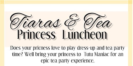 Tiaras and Tea Luncheon primary image